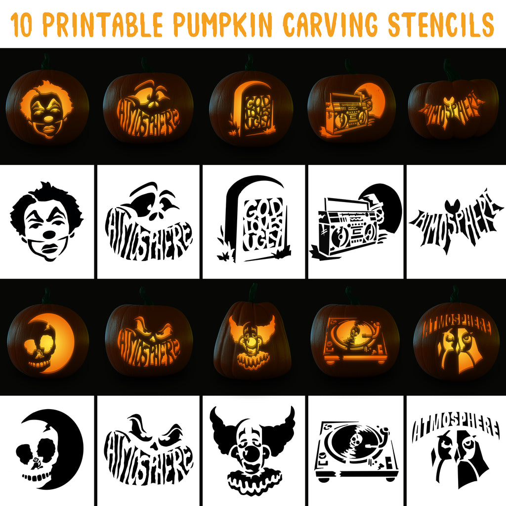 Printable Pumpkin Carving Stencils – Atmosphere printable-pumpkin-carving-stencils-atmosphere